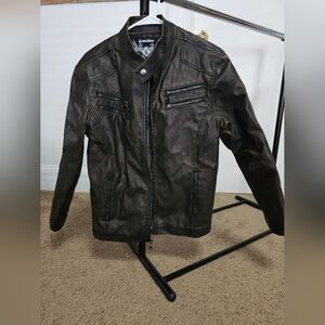 Men's Machine Clothing co. Faux Leather jacket